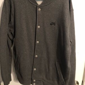 Nike SB Snap Button Cotton Varsity Jacket Men’s